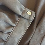 Neiman Marcus VINTAGE  Women’s Sheer Black Long‎ Sleeve Peplum Beaded Blouse Sz 4 Photo 14