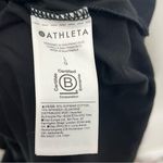 Athleta Essential Black Midi Dress Women’s Large Supima Cotton Travel Lounge Photo 7