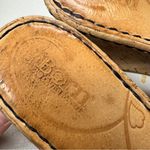 Born Black Patent Leather Platform Sandals Wedges Womens 9 Comfort Shoes Beach Photo 3