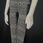 Wallflower Black & Gray Fleece Lined Leggings (XS/S) Black Photo 0