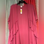 Anna & Ava Flowy Pink Ruffled Cardigan Size undefined Photo 1