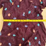 Christy Dawn  burgundy floral rare midi dress NEW Photo 4