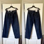 AGOLDE  Baggy W/Tab Mid-Rise Pleated Oversized Jeans Cave Faded Black Size 25 NWT Photo 2