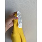 ZARA Women's Open Back Yellow Ruffle Cape Mini Dress Size Small Modest Photo 10