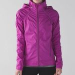 Lululemon  Gather And Sprint Hooded Jacket Ultra Violet Size 6 Photo 0