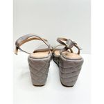 Olivia Miller  Sandals Womens Size 9 Gray Open Toe Wedges Photo 5