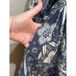 Hunter Bell RTR Hattie Dress White/Blue Floral Print Size XS MIDI long sleeve Photo 5