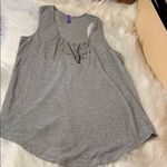 Emma & Sam  Gray Racerback Tank Size Small Photo 7
