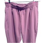 Gymshark Women's Lilac Track Pants Athletic Ankle Zip Size M Photo 5