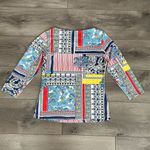 J. McLaughlin J.‎ McLaughlin Catalina Cloth Wavesong Tee Shirt Multicolor Size XS Photo 6