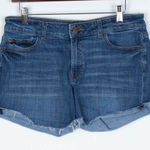 Warp & Weft Sydney Mid Rise Jean Shorts‎ Size 27 Blue Photo 0
