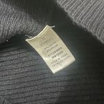 Black ribbed v neck long sleeve sweater S Photo 1