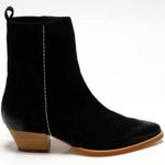 Free People  Embroidered Bowers Suede Ankle Boots Photo 0