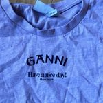 Ganni  HAVE A NICE DAY SHIRT Photo 1