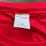 Sport-tek  fire engine red tee-shirt, size S, NWOT Photo 4