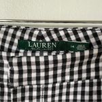 Ralph Lauren  Black and White Gingham Dress Pants Size 14 Photo 4