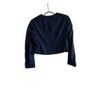 Pendleton Vintage  Navy Blue Wool Cropped Pea Coat Jacket Blazer Size 14 Photo 1