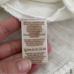 Free People  Gauze Sleeveless Lace Tunic Top Cream (Medium) Photo 5