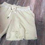 n:philanthropy  Womens Coco Distressed Casual Walking Shorts Beige NWT Photo 6