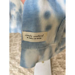 Simply Southern  Tie Dye Pullover Cotton Blue Y2K Preppy Cozy Autumn Winter Belle Photo 4