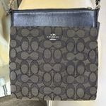 Coach  Kitt Messenger Crossbody Bag Black & Signature Polished Pebble Leather Photo 1