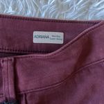 New Mavi adrianna Mid rise Super skinny jeans Maroon size 27/33 Red Size M Photo 2