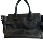 Coach Swagger Turnlock 2-Way Tote Shoulder Bag – Black Pebbled Leather Photo 5