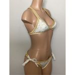 PilyQ New. Cobra Crochet trim bikini. S-top/M-bottom. Retails $178 Photo 4