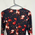 Aritzia Wilfred Fleure Floral Mini Dress Red Size XS Photo 5