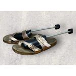 Madden Girl  Women’s Size 11 'BRYCEEE' Rose Gold Slip On Strappy Sandals Photo 3