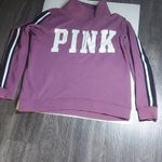PINK - Victoria's Secret PINK Victoria Secret Purple Racer Stripe Zip Jacket. L Casual Preppy Utility Photo 5