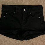 American Eagle Black Jean Shorts Photo 0