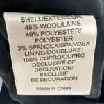 Tory Burch  Women's‎ 6 Abbigail Wool Pencil Skirt Solid Black Classic Minimalist Photo 9