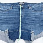 Torrid 5 Inch Mid-Rise Short Split Hem Cuffed Dark Wash Denim Plus Size 18 Photo 7