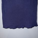 Old Navy NWOT Fitted Cropped Lettuce-Edge Rib-Knit Tank Photo 2