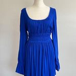 Free People Much Ado Mini Dress Blue Size Small Photo 3