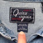 Let's Quizz Again New York Women's Vintage Winter Bear Denim Shirt Size L Blue Size L Photo 6