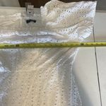 Lane Bryant  Eyelet Dress‎ 20 White Lined Tiered Puff Sleeve Boho Beachy Feminine Photo 10