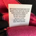 Joan Vass  Size 3 V-Neck Sleeveless Tank Tunic Sweater Black & Pink Photo 5