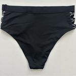Nike  Black High-Rise Bikini Bottom Size M Women Photo 10