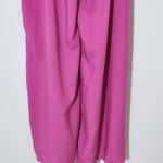 RusstyDussty Boho Pink Wide Leg Jumpsuit NWT Size XL Pink Crochet Jumpsuit Photo 4