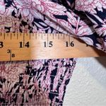 Something Navy  Pink Purple Floral Smocked Maxi Dress Womens XL Boho Casual Photo 7