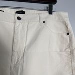 Talbots  Straight Leg Stretch Corduroy Pants Size 14P Cream NEW Casual Fall Basic Photo 2