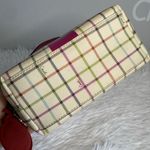 Coach y2k  Heritage Plaid Mini Purse Shoulder Bag Wristlet Photo 2