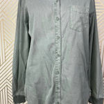 Stateside  Green‎ Button-Down Supima Cotton Top Photo 2