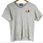 Harley Davidson  Rose Embroidered Waffle Knit Top Photo 0