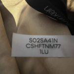 Calvin Klein  Lined Belted Skirt Linen Blend Animal Print Photo 8