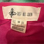 Just Bee Queen Tulum Ombre Tie Dye Green & Pink Ruched Swim‎ Coverup Skirt Sz M Size M Photo 4