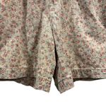 Liz Claiborne Vintage 90s Floral High Waisted Pleated Shorts Boho Cottagecore Grunge, Size 6P Photo 3