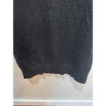 ALC Frank A.L.C. Gilbert Merino Wool Camel Long Sleeve Sweater Dress Charcoal Sz L $445 Photo 3